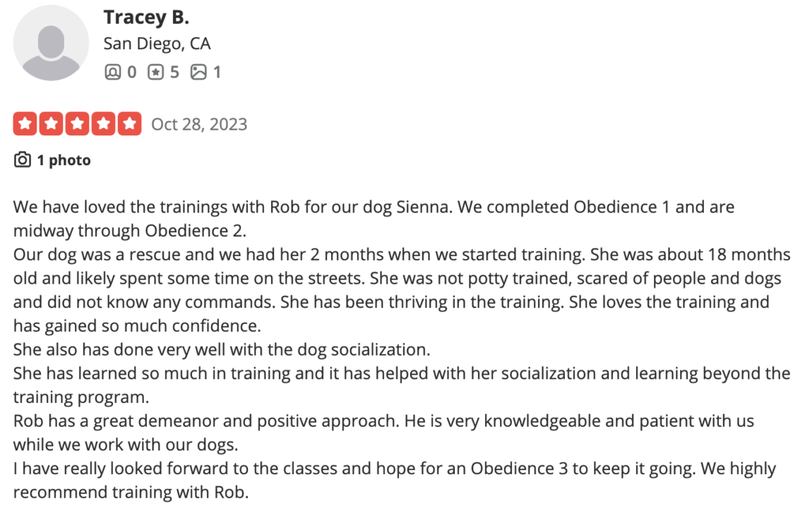 San Diego Pet Training